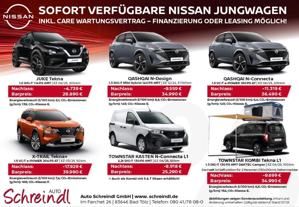 Sofort Verfügbare Jungwagen