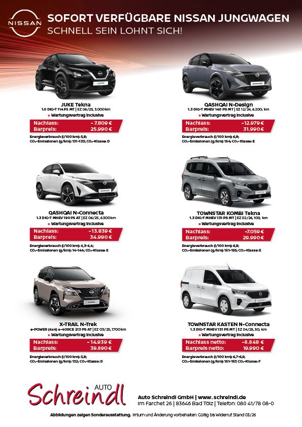 Schreindl Abverkaufsanzeige Web