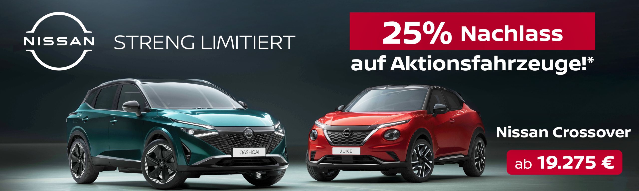 25% Nachlass auf Aktionsfahrzeuge